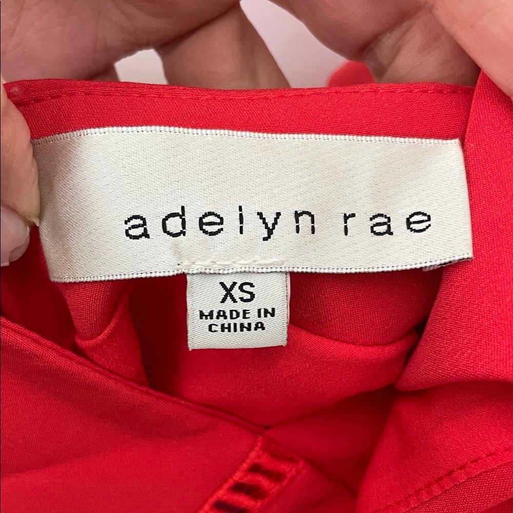 Adelyn Rae Red Mini Dress - Picture 3 of 4